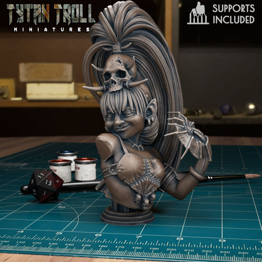 Greta Pin-Up Bust by Tytan Troll Miniatures