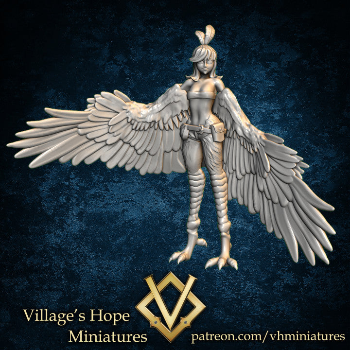 Harpy Girl Monster Girl by Village's Hope Miniatures