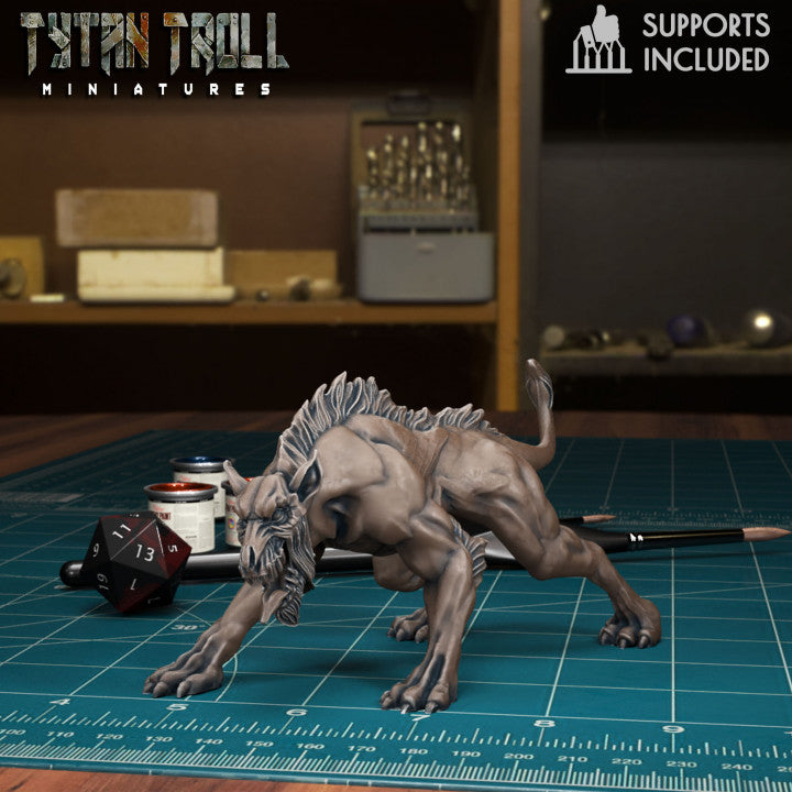 Hellhound 01 by Tytan Troll Miniatures