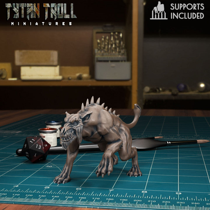 Hellhound 02 by Tytan Troll Miniatures