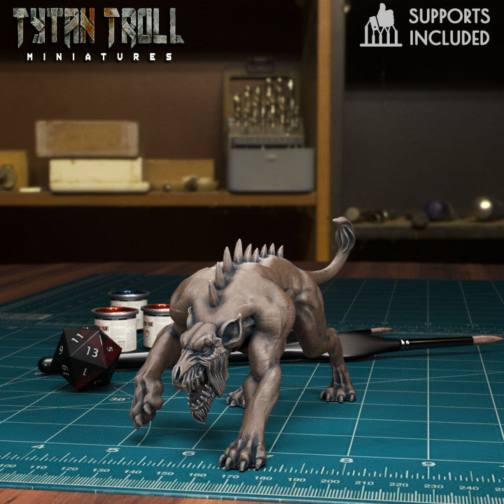 Hellhound 04 by Tytan Troll Miniatures