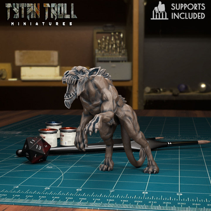 Hellhound 05 by Tytan Troll Miniatures