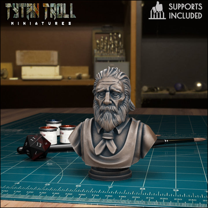 Henrik Van Der Voort Bust by Tytan Troll Miniatures