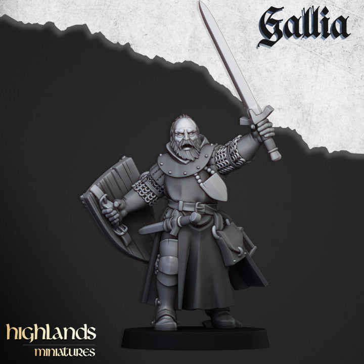 Fantasy Fillers - Hero Questing Knight on Foot- Highlands Miniatures