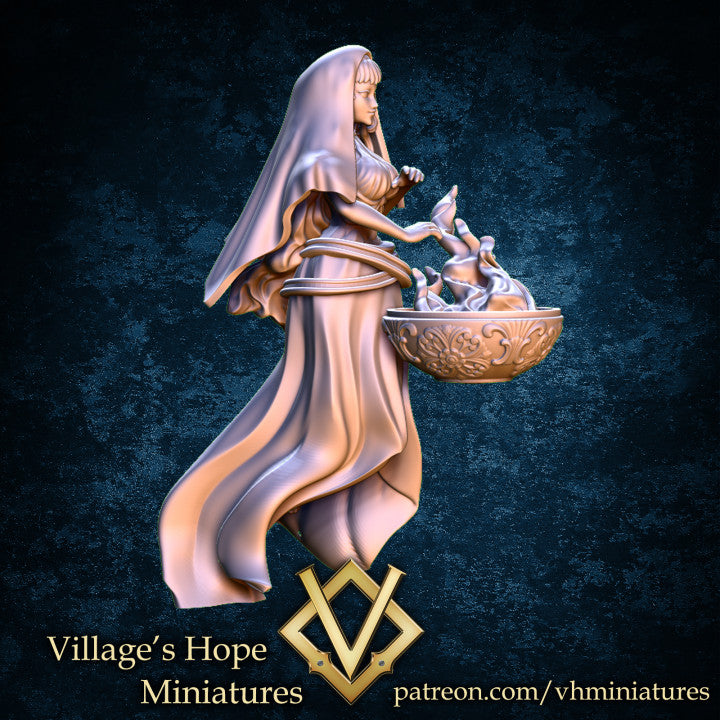 Hestia Goddess Of Hearth And Fire by Village's Hope Miniatures