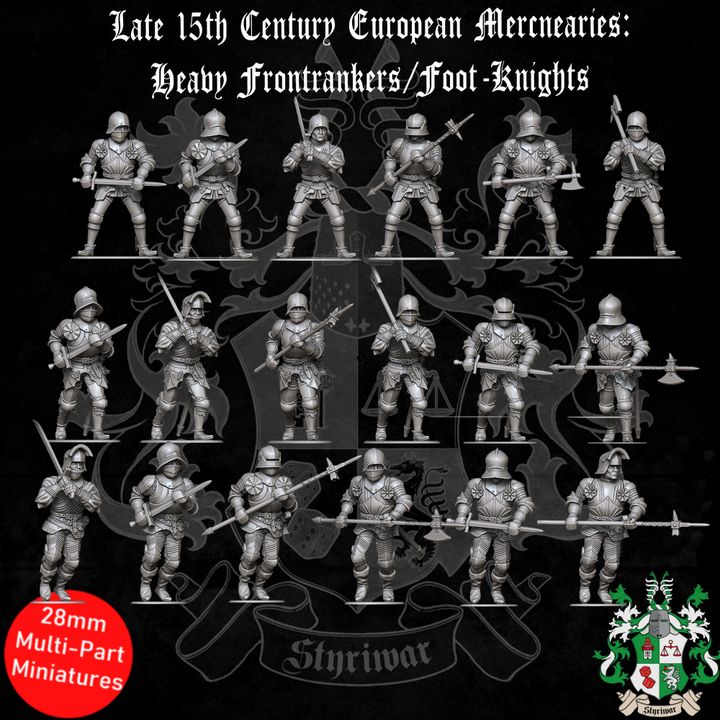 Late Medieval Heavy Frontrankers/Foot Knights