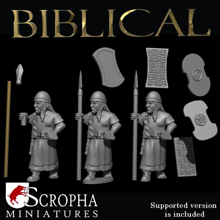 Hittites spearmen by Scropha Miniatures