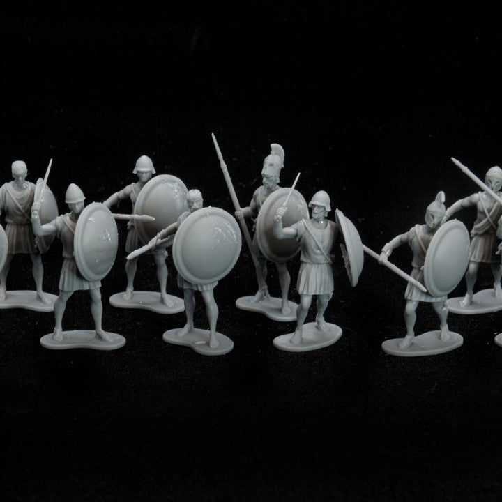 Greek Hoplites (unarmoured) by Gadgetworks Miniatures