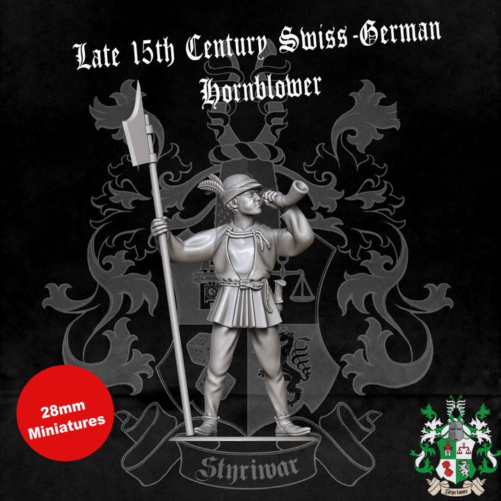 Late Medieval Swiss-German Hornblower by Styriwar