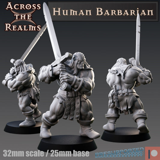 Human Barbarian by Across the Realms