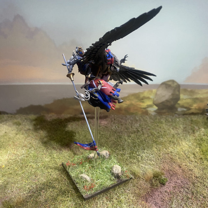 Lord on his hippogriff attacking.