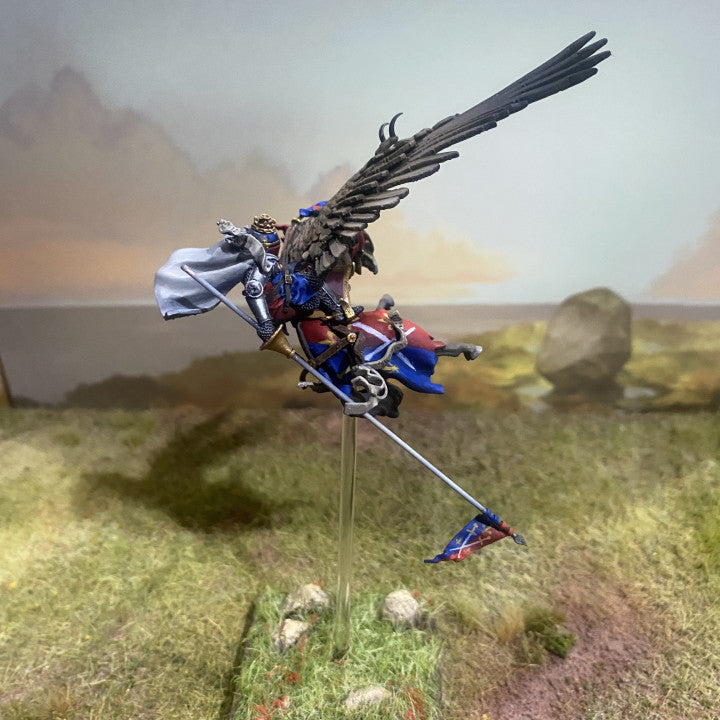Lord on his hippogriff attacking.