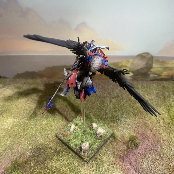 Lord on his hippogriff attacking.
