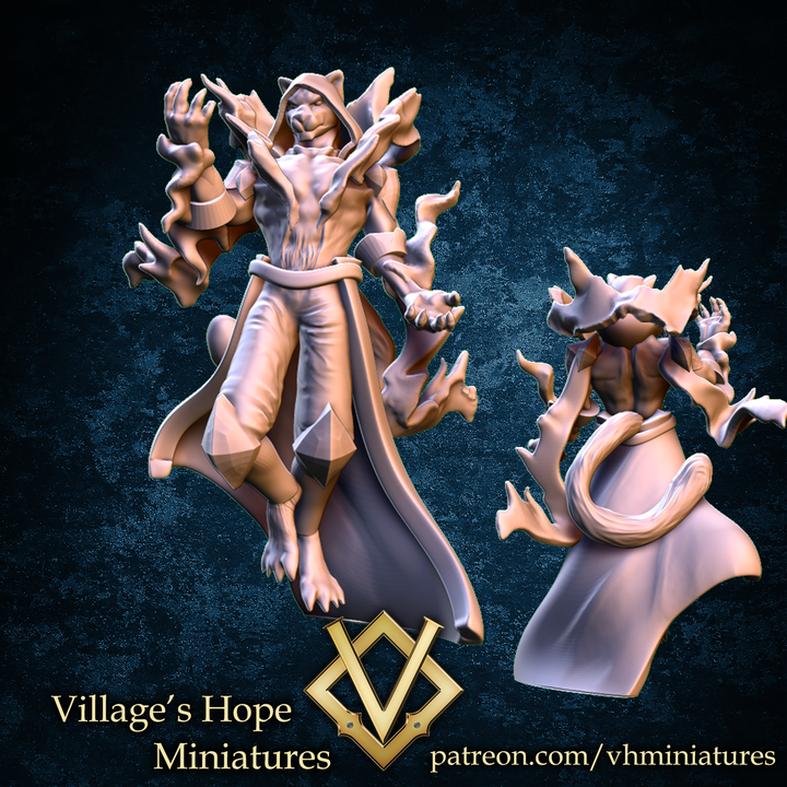 Panther Warlock by Village's Hope Miniatures