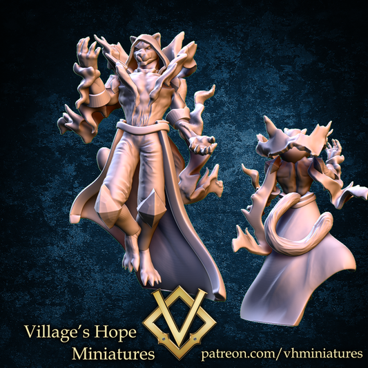 Panther Warlock by Village's Hope Miniatures