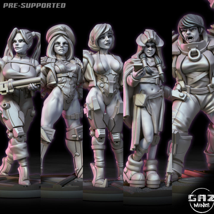 Female Warband by Gaz Minis