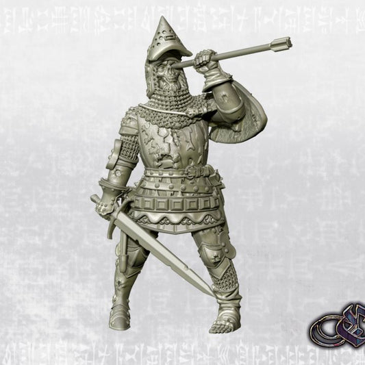 "Revived - Sir Henry Percy on foot – Dark 14th century" by Ezipion miniatures