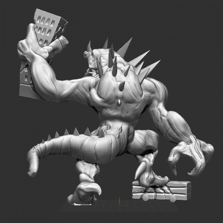 King Of Tokyo Dark Edition Gigazaur by Village's Hope Miniatures