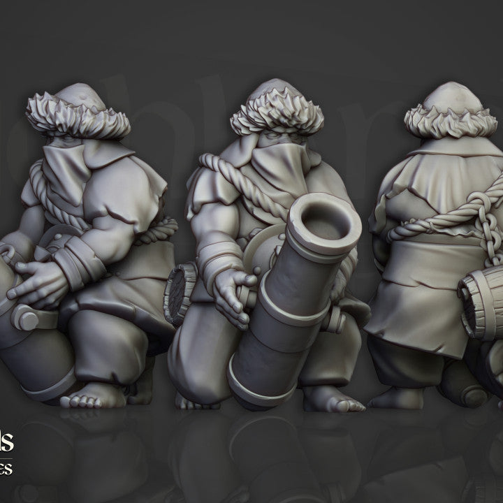 Khazarian Gunners by Highlands Miniatures