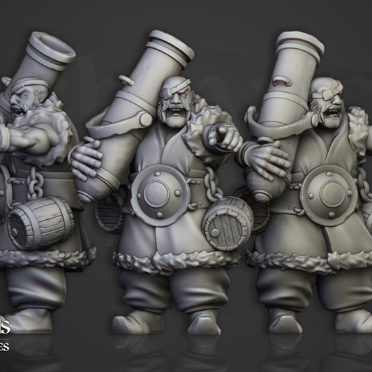 Khazarian Gunners by Highlands Miniatures