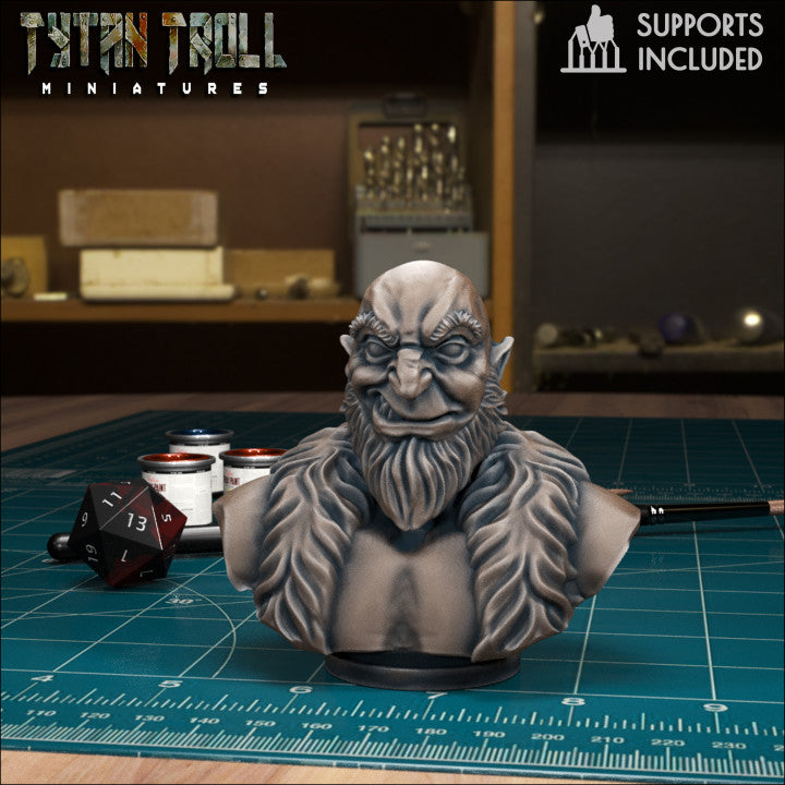 Kiril Stoyanovich Bust by Tytan Troll Miniatures