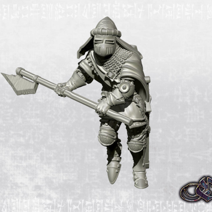 Knight with voulge by Ezipion miniatures.