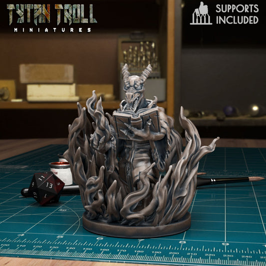 Kobold Wizard Fire Shield by Tytan Troll Miniatures