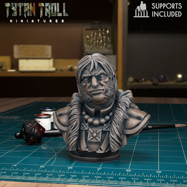 Kolyan Bust by Tytan Troll Miniatures