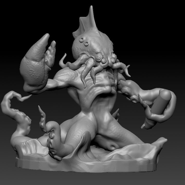 Kraken Model Miniature King Of Tokyo by Village's Hope Miniatures