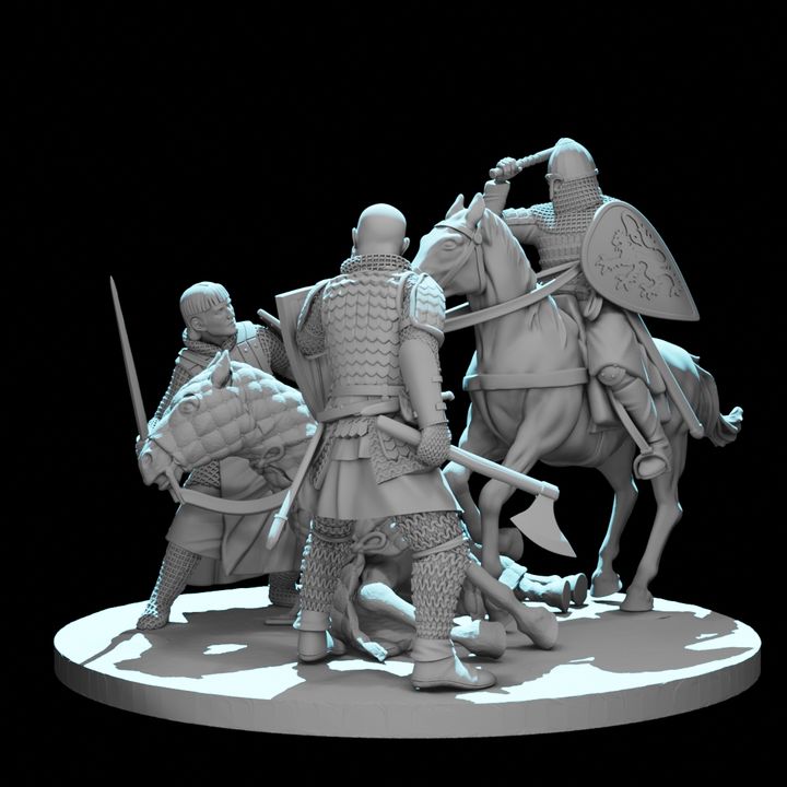 Battle of Lake Peipus 1242 – Rus vs Teutonic Knight Diorama