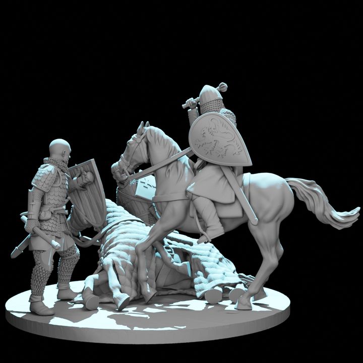 Battle of Lake Peipus 1242 – Rus vs Teutonic Knight Diorama