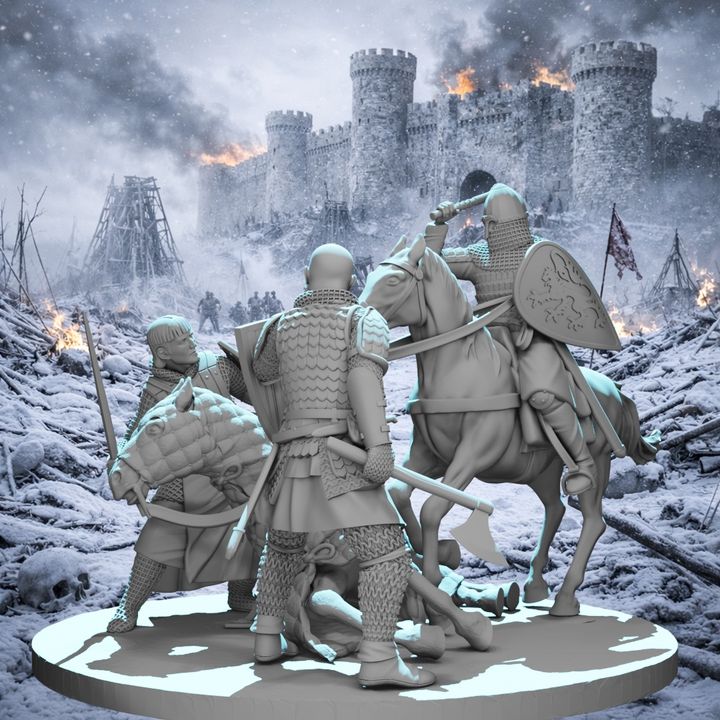 Battle of Lake Peipus 1242 – Rus vs Teutonic Knight Diorama