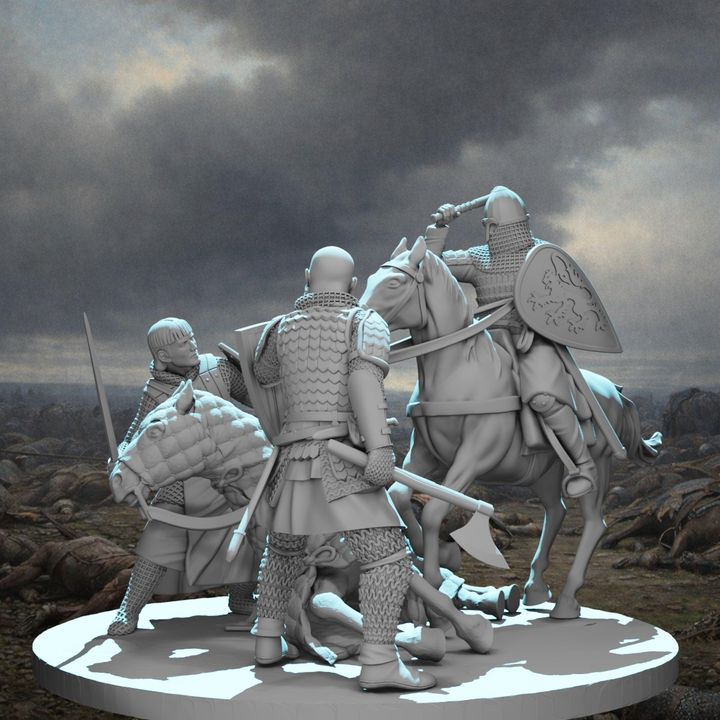 Battle of Lake Peipus 1242 – Rus vs Teutonic Knight Diorama