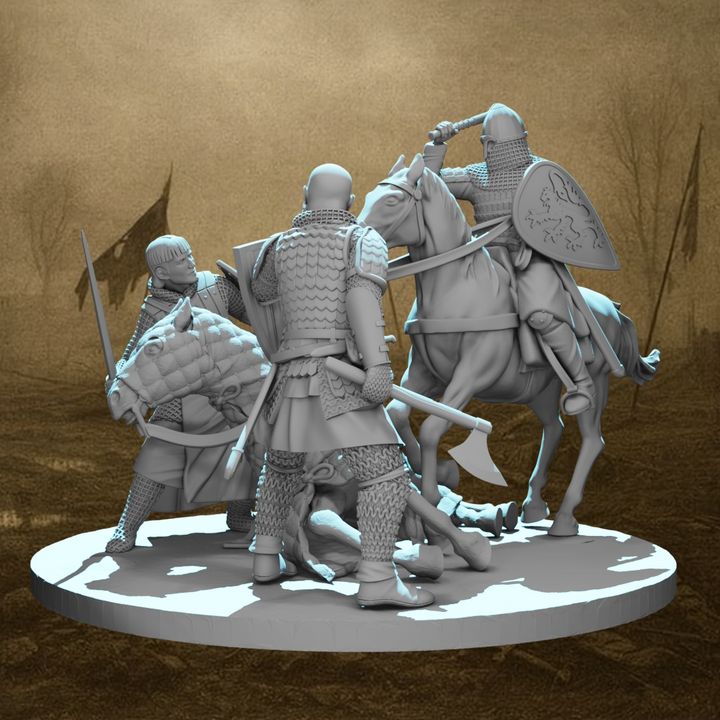 Battle of Lake Peipus 1242 – Rus vs Teutonic Knight Diorama