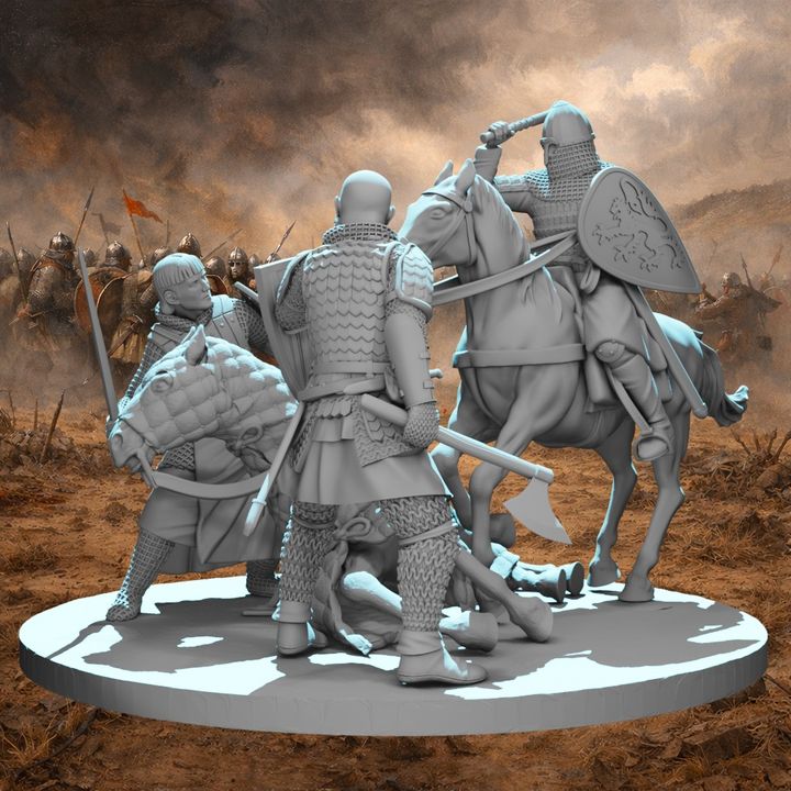 Battle of Lake Peipus 1242 – Rus vs Teutonic Knight Diorama