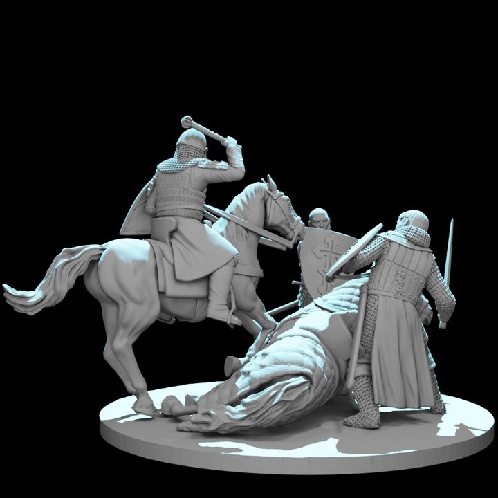 Battle of Lake Peipus 1242 – Rus vs Teutonic Knight Diorama