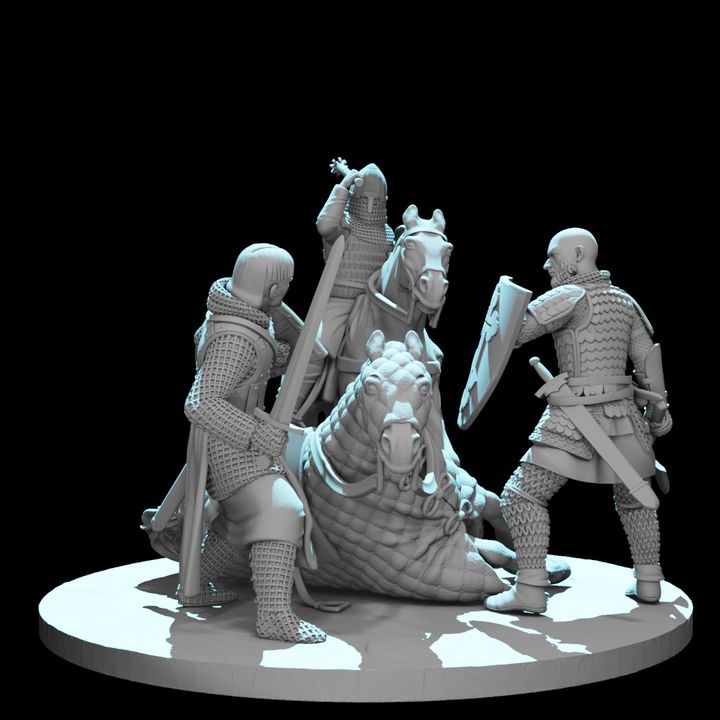 Battle of Lake Peipus 1242 – Rus vs Teutonic Knight Diorama