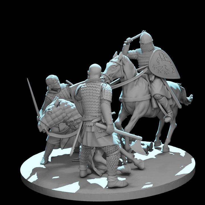 Battle of Lake Peipus 1242 – Rus vs Teutonic Knight Diorama