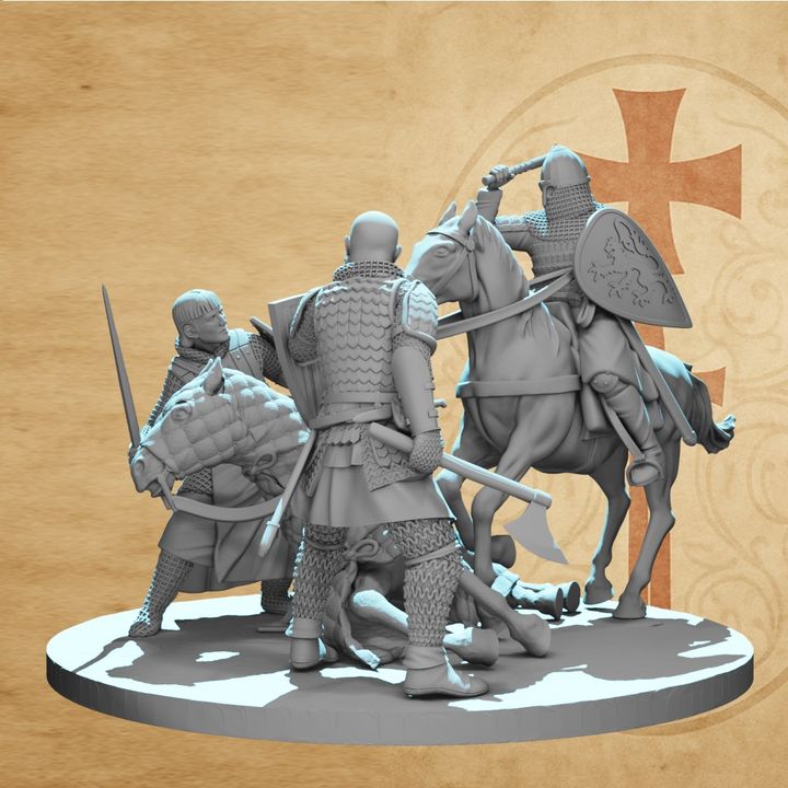 Battle of Lake Peipus 1242 – Rus vs Teutonic Knight Diorama