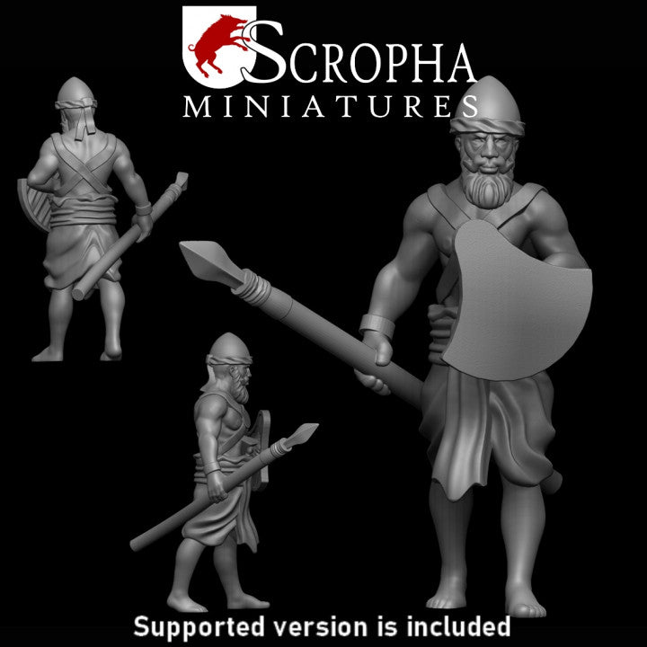 Classical indian infantry spearmens by Scropha Miniatures