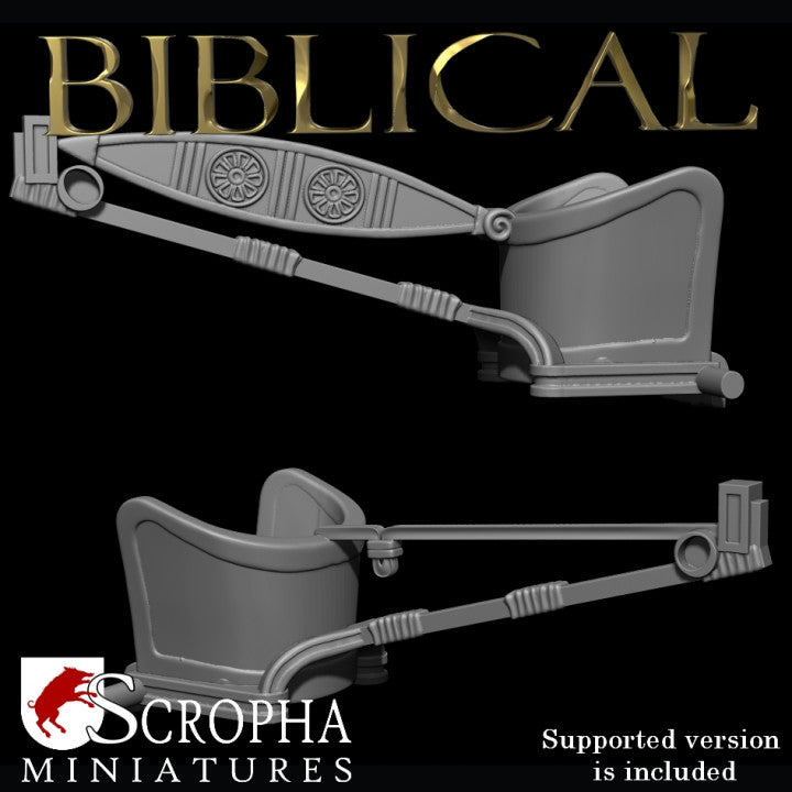 Assyrian two horse chariot by Scropha Miniatures
