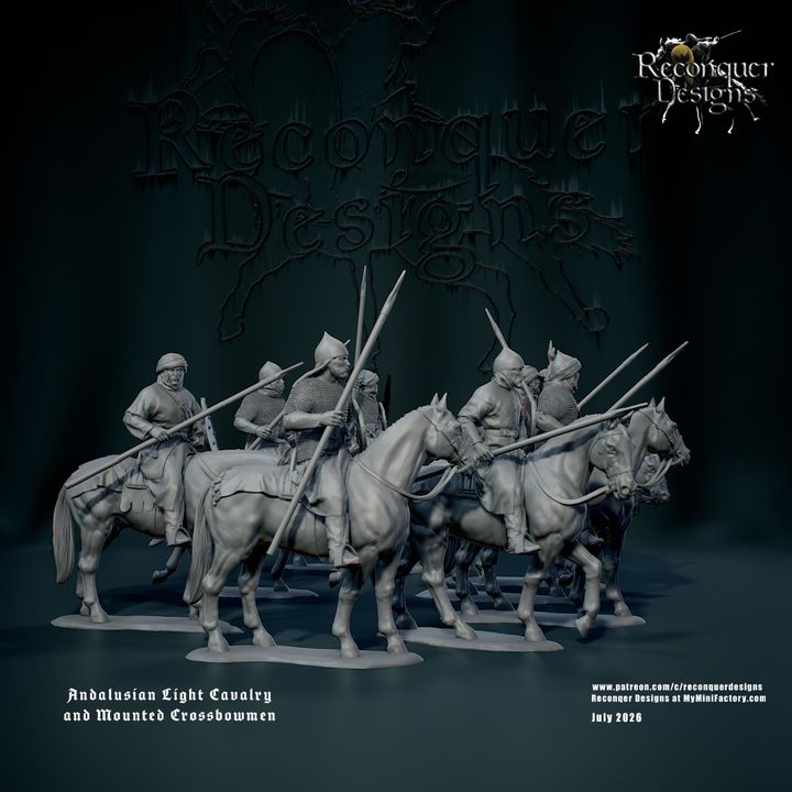 14th century Andalusian Light Cavalry and Mounted Crossbowmen by Reconquer Designs