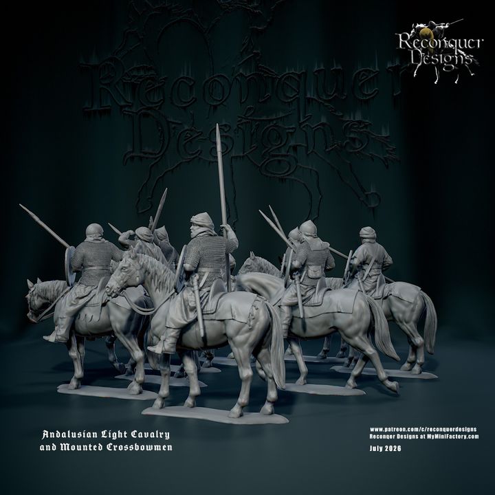 14th century Andalusian Light Cavalry and Mounted Crossbowmen by Reconquer Designs
