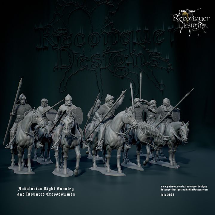 14th century Andalusian Light Cavalry and Mounted Crossbowmen by Reconquer Designs