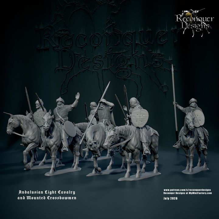 14th century Andalusian Light Cavalry and Mounted Crossbowmen by Reconquer Designs