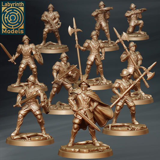 10 Soldiers of the Church by Labyrinth Models