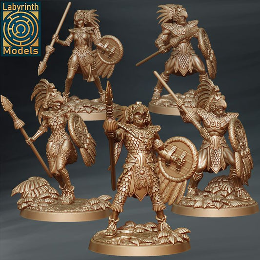 Eagle Warriors (Aztlan Dynasty) by Labyrinth Models