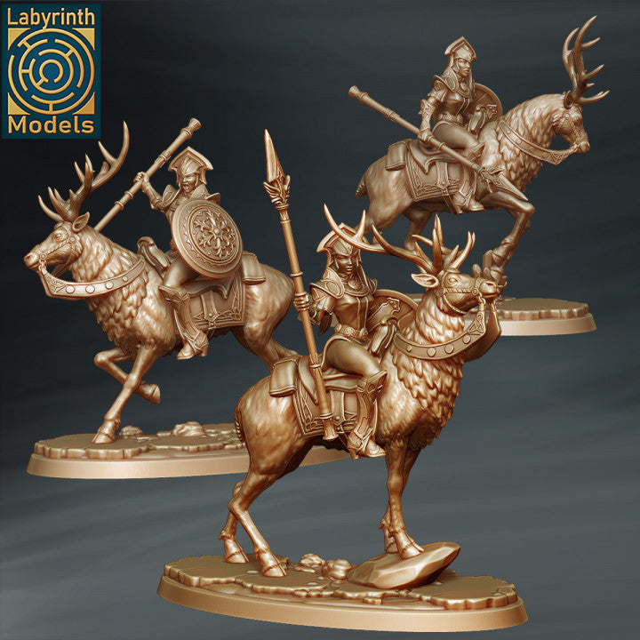 Shieldmaiden Cavalry models by Labyrinth Models