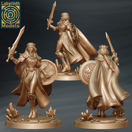 Shieldmaiden Champion by Labyrinth Models