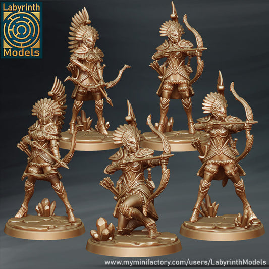 5 Valkyrie Archers by Labyrinth Models